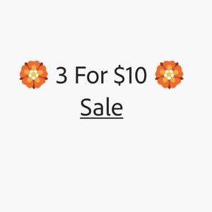 Anything With 🏵️ is 3 For $10